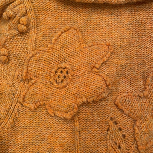 Rare! Leifsdottir Rust Sweater SZ M Anthropologie - Picture 4 of 5